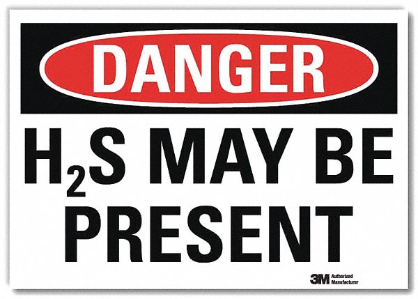 Danger Sign: Reflective Sheeting, Adhesive Sign Mounting, 7 in x 10 in Nominal Sign Size