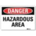 Danger: Hazardous Area Signs