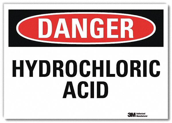 Danger Sign: Reflective Sheeting, Adhesive Sign Mounting, 7 in x 10 in Nominal Sign Size
