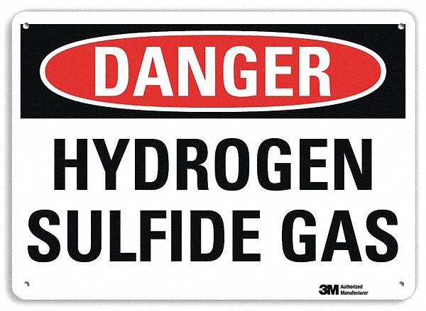 Danger Sign, 10 in x 14 in, Aluminum