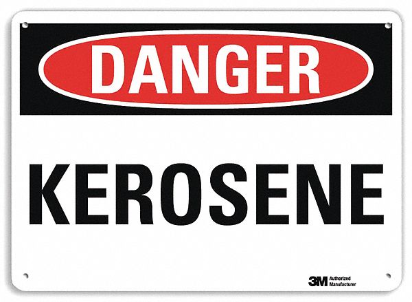 Danger Sign, 10 in x 14 in, Plastic