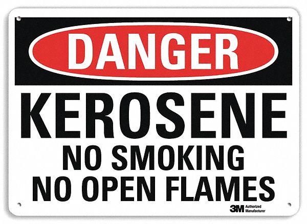 Danger Sign: Plastic, Mounting Holes Sign Mounting, 7 in x 10 in Nominal Sign Size, 0.055 in Thick