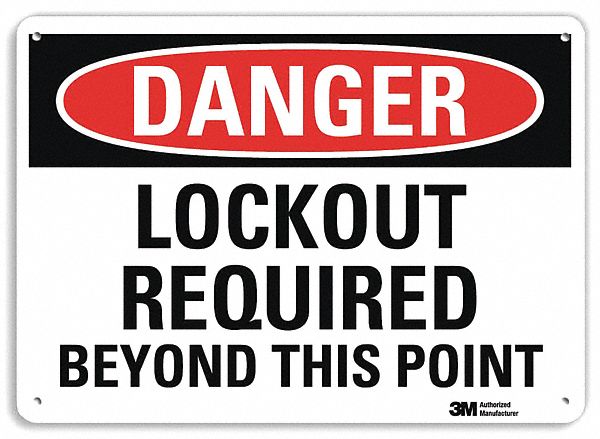 PANNEAU DANGER,MNT 4 TROU,10PO LA X 7POH