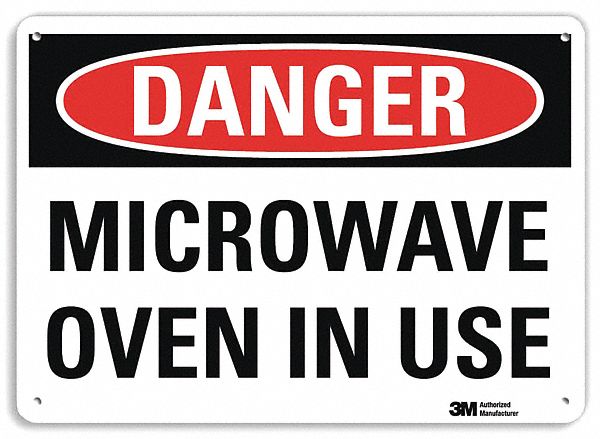 Danger Sign, 7 in x 10 in, Aluminum