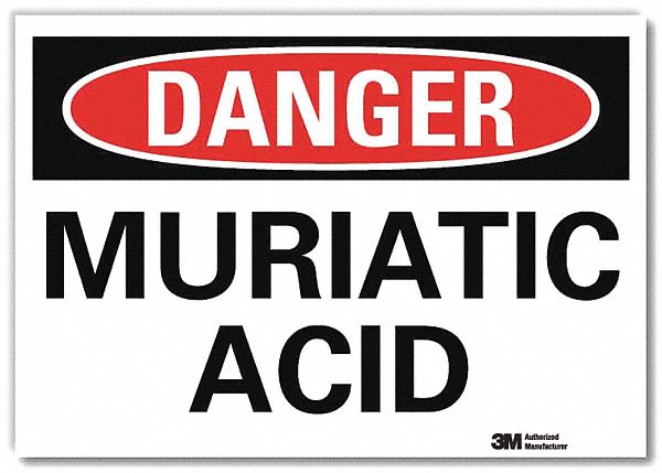 Danger Sign: Reflective Sheeting, Adhesive Sign Mounting, 7 in x 10 in Nominal Sign Size