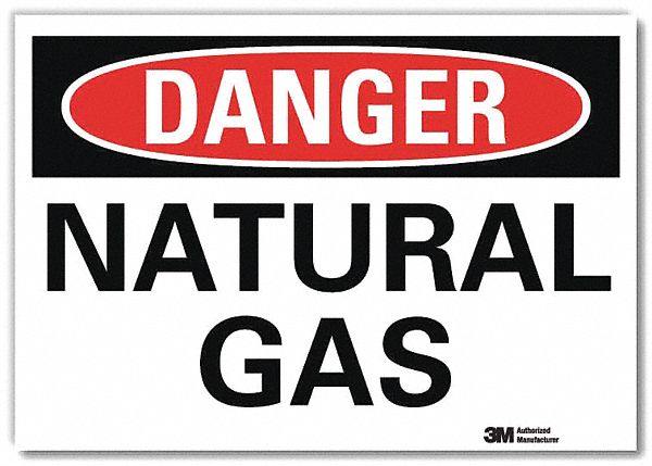 Danger Sign: Reflective Sheeting, Adhesive Sign Mounting, 7 in x 10 in Nominal Sign Size