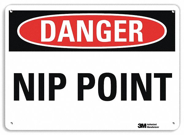 Danger Sign: Plastic, Mounting Holes Sign Mounting, 7 in x 10 in Nominal Sign Size, 0.055 in Thick