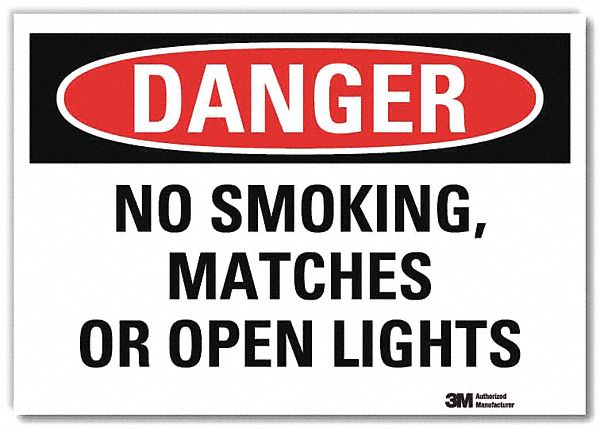Danger Sign: Reflective Sheeting, Adhesive Sign Mounting, 7 in x 10 in Nominal Sign Size