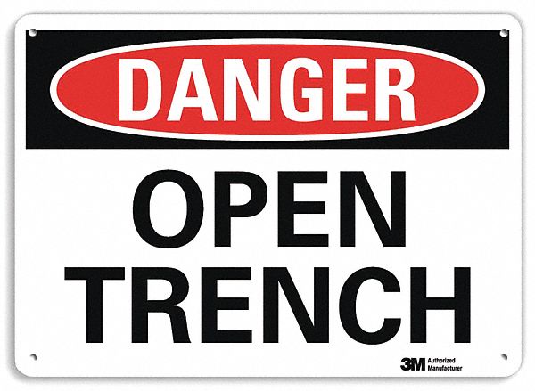 PANNEAU DANGER,MNTGE 4 TROU,14POLAX10POH