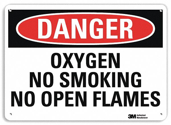 Danger Sign: Plastic, Mounting Holes Sign Mounting, 7 in x 10 in Nominal Sign Size, 0.055 in Thick