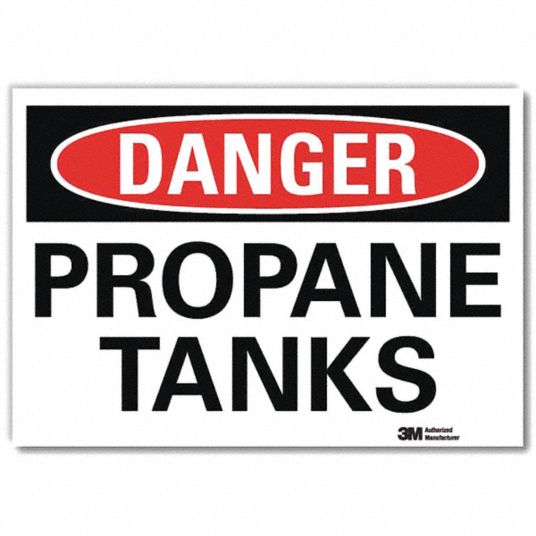 Lyle Danger Sign Sign Format Traditional Osha Propane Tanks Sign