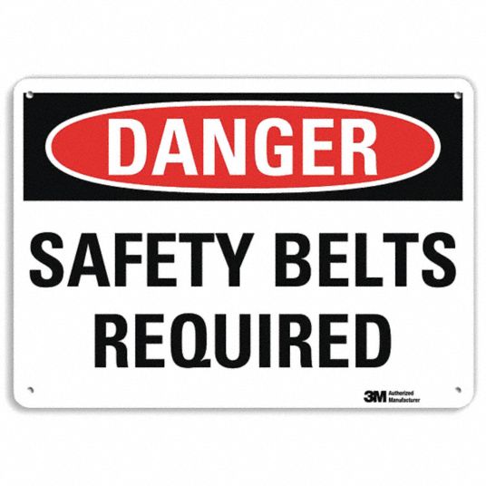 Danger Sign, Retroreflective Grade Engineer, Rectangle, Recycled ...