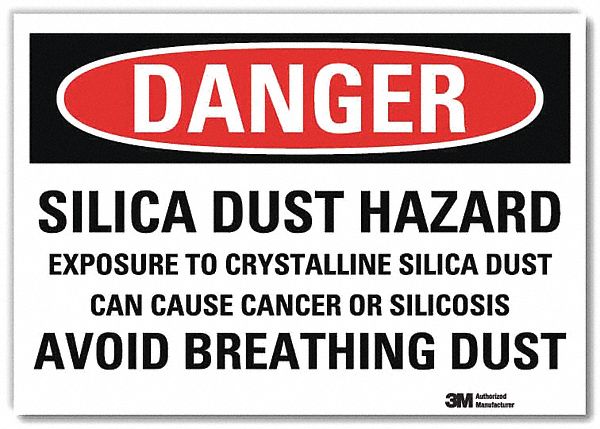 Danger Sign: Reflective Sheeting, Adhesive Sign Mounting, 7 in x 10 in Nominal Sign Size