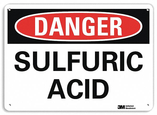 Danger Sign: Plastic, Mounting Holes Sign Mounting, 7 in x 10 in Nominal Sign Size, 0.055 in Thick