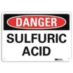 Danger: Sulfuric Acid Signs