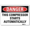 Automatic Equipment Signs - Grainger Industrial Supply