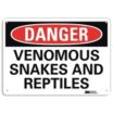 Danger: Venomous Snakes And Reptiles Signs