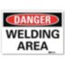Danger: Welding Area Signs