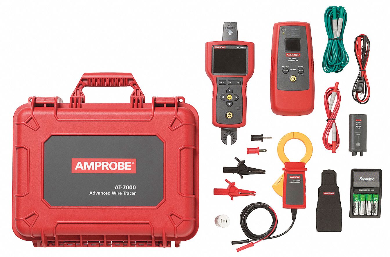 AMPROBE, 0 to 600V AC/V DC, Energized/Unenergized Wires/Circuits/Circuit Breakers, Wire Tracer