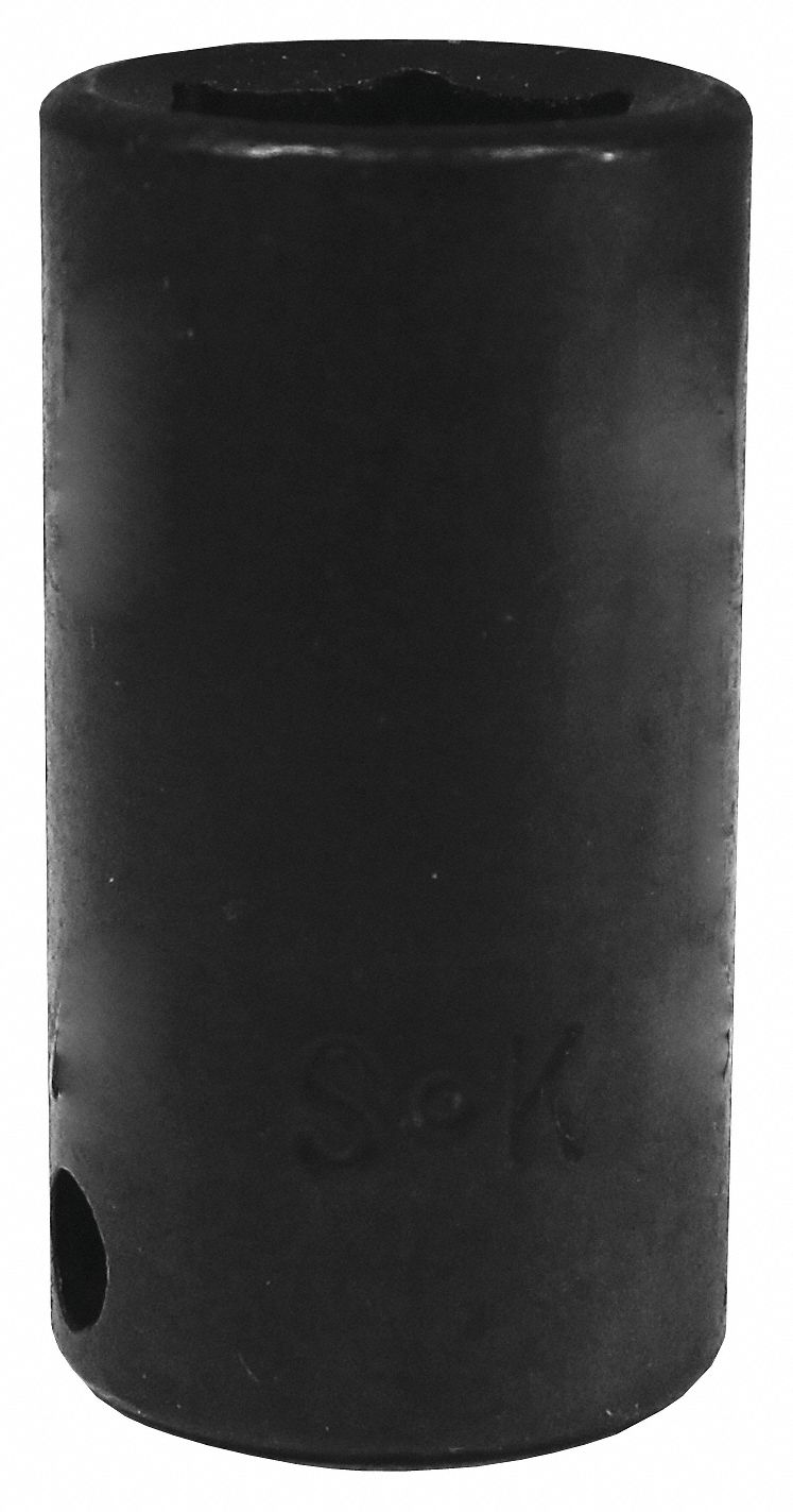 Impct Skt, Steel, Blk Oxd, 5/8 in