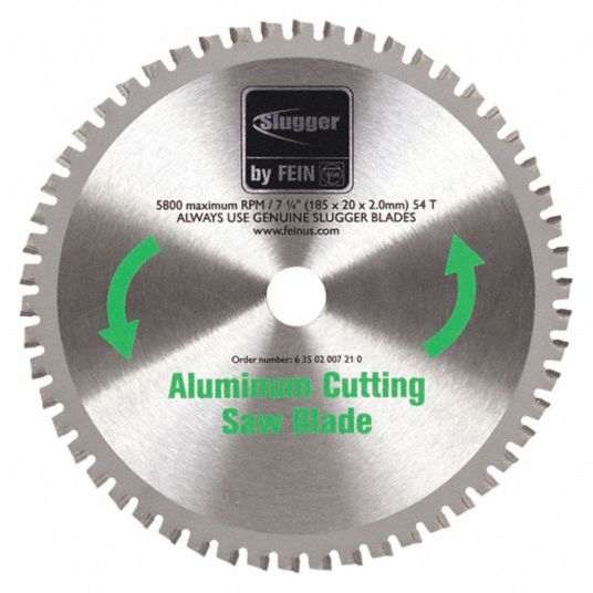 FEIN, 7 1/4 in Blade Dia., 54 Teeth, Circular Saw Blade - 34NL91 ...