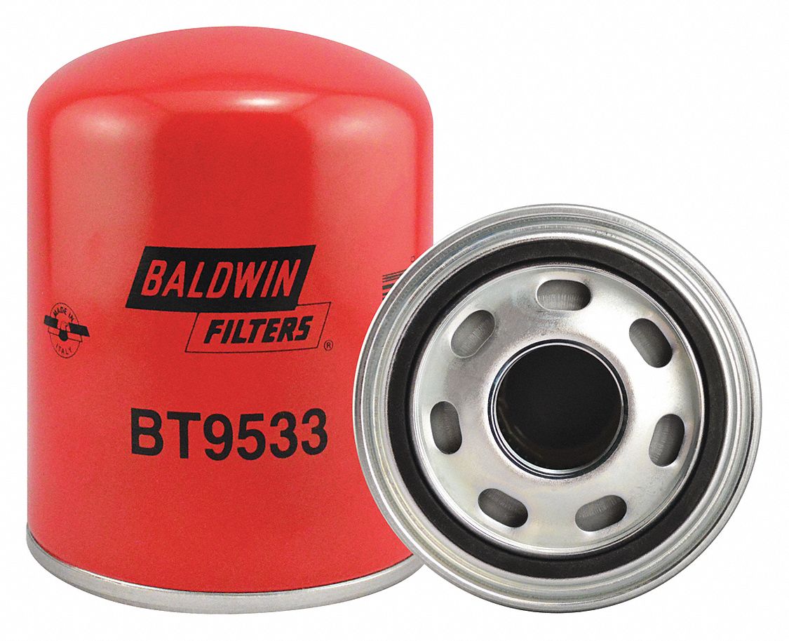 BALDWIN FILTERS, Hydraulic Fluid, M45 x 2.0 Thread Size, Hydraulic