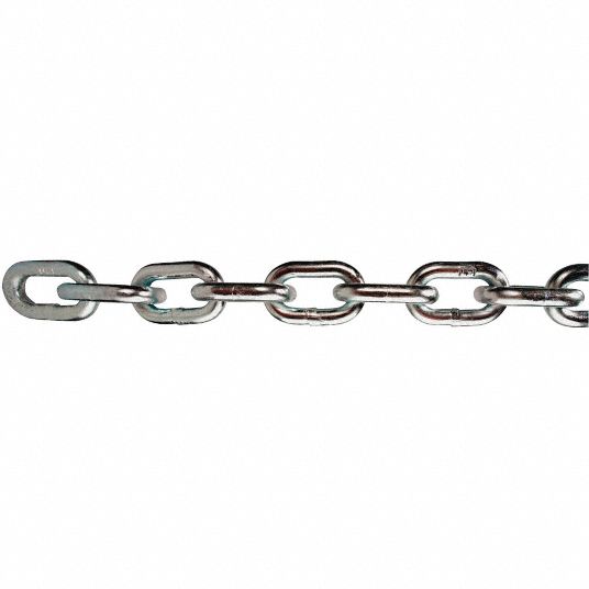 LACLEDE Chain: Steel, 1/2 in Trade Size, 9,200 lb Working Load Limit ...