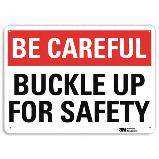 Seat Belt Signs - Buckle Up Signs