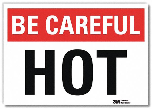 Safety Sign: Reflective Sheeting, Adhesive Sign Mounting, 7 in x 10 in Nominal Sign Size