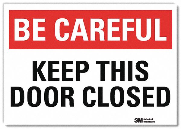 Safety Decal: Reflective Sheeting, Adhesive Sign Mounting, 7 in x 10 in Nominal Sign Size