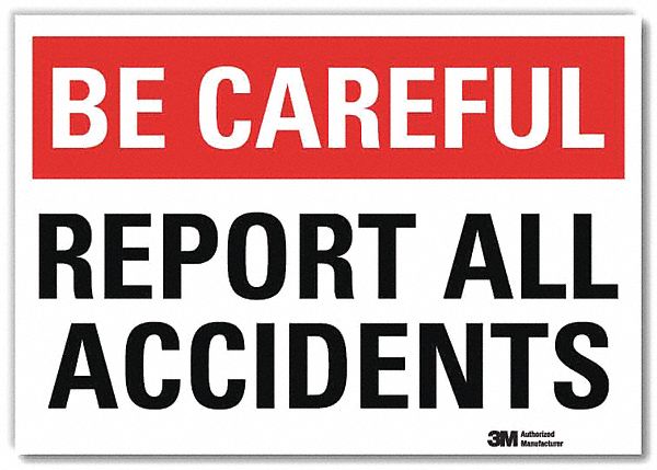 Safety Decal: Reflective Sheeting, Adhesive Sign Mounting, 7 in x 10 in Nominal Sign Size, English