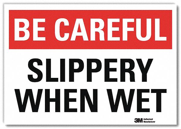 Safety Decal: Reflective Sheeting, Adhesive Sign Mounting, 7 in x 10 in Nominal Sign Size, Wall