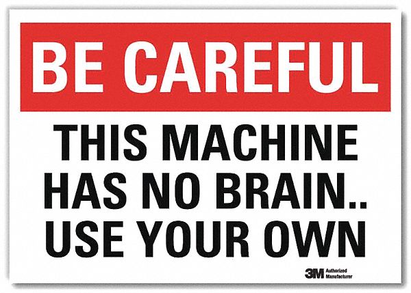 Safety Decal, 5inx7in, Reflective Sheeting