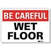 Be Careful: Wet Floor Signs image