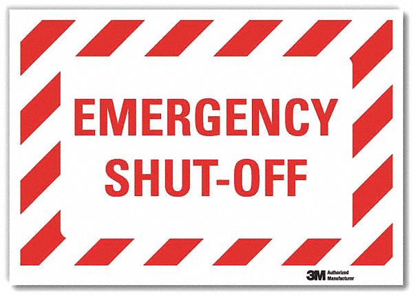 Safety Decal: Reflective Sheeting, Adhesive Sign Mounting, 7 in x 10 in Nominal Sign Size, No Header