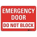 Emergency Door Signs image