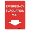 Emergency Evacuation Map Signs