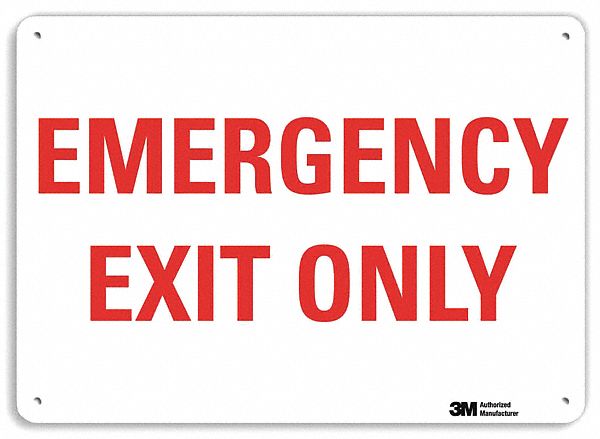 PANN SORTIE,EMERGENCY EXIT,H7POXLA10PO