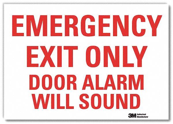 PANN SORTIE,EMERGENCY EXIT,H10POXLA14PO