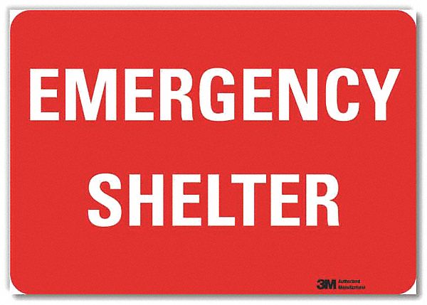 Safety Decal: Reflective Sheeting, Adhesive Sign Mounting, 7 in x 10 in Nominal Sign Size