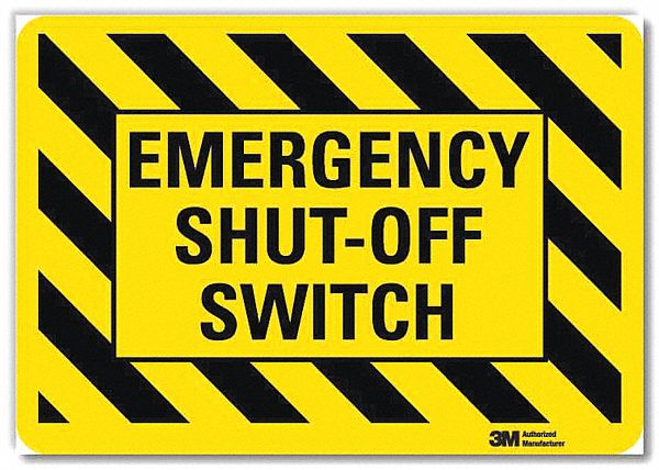 Safety Decal: Reflective Sheeting, Adhesive Sign Mounting, 7 in x 10 in Nominal Sign Size, No Header