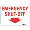 Emergency Shut-Off Signs