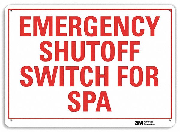 Safety Sign: Aluminum, Mounting Holes Sign Mounting, 7 in x 10 in Nominal Sign Size, Engineer Grade