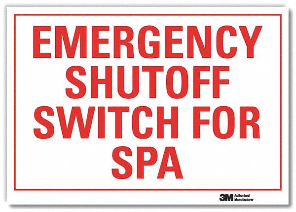 Safety Decal: Reflective Sheeting, Adhesive Sign Mounting, 7 in x 10 in Nominal Sign Size, No Header