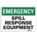 Emergency: Spill Response Equipment Signs