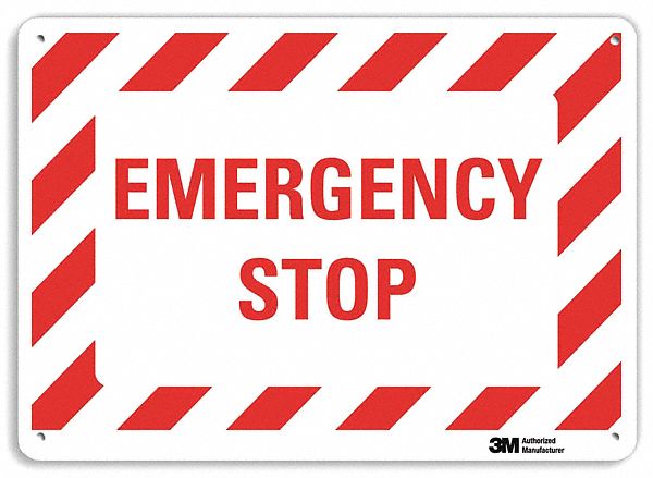 PANNEAU SECURITE,10X14PO,ALUMINIUM