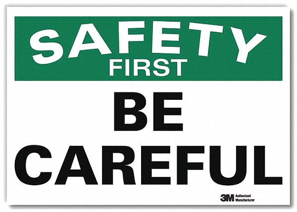 Safety Decal: Reflective Sheeting, Adhesive Sign Mounting, 7 in x 10 in Nominal Sign Size, Wall