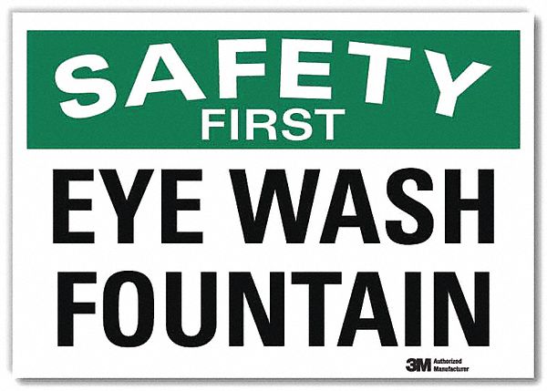 Safety Decal: Reflective Sheeting, Adhesive Sign Mounting, 7 in x 10 in Nominal Sign Size