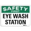 Safety First: Eye Wash Station Signs