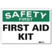 Safety First: First Aid Kit Signs